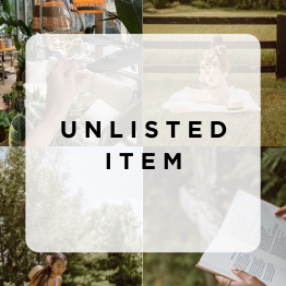 🌿 Unlisted Item - Live Show Listing #2